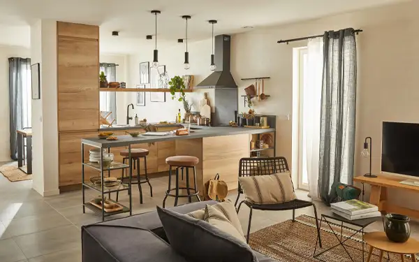 Matériaux naturels, tendances déco 2025 by RGE 35