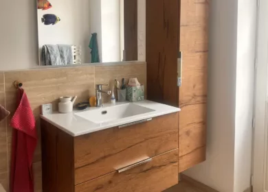 Rénovation de la salle de bain d'une maison à Dinard par RGE 35