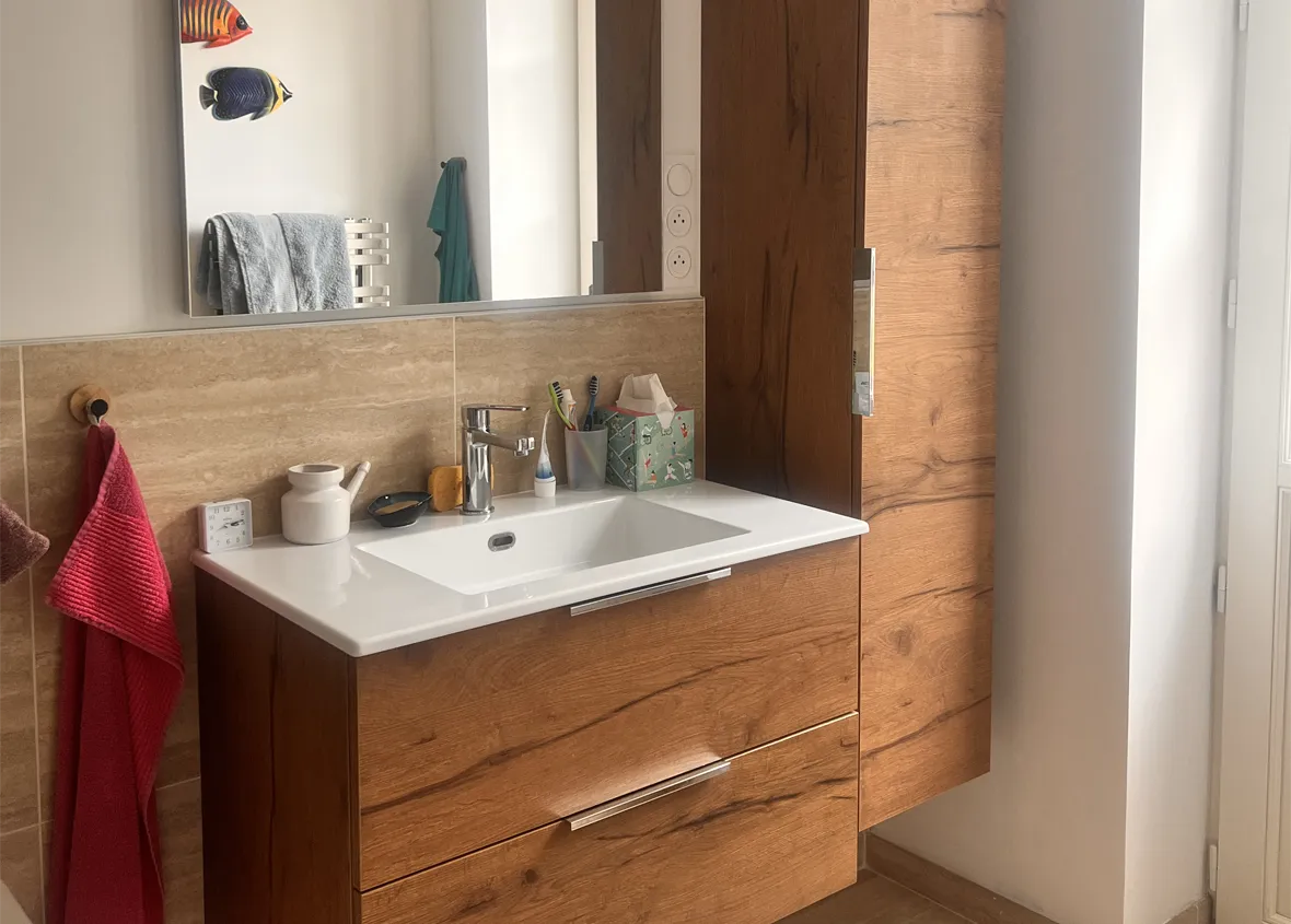 Rénovation de la salle de bain d'une maison à Dinard par RGE 35