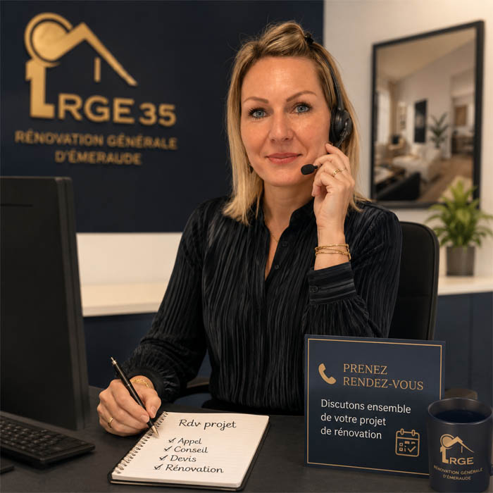 Marie, conseillère en projets de rénovation à Saint-Malo chez RGE 35